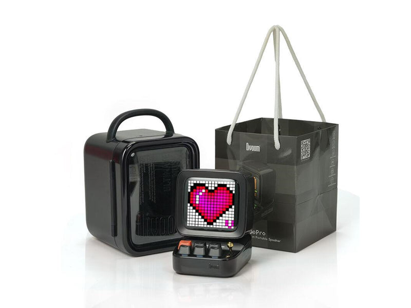 Divoom DitooPro Retro Pixel Art Bluetooth Speaker - Black