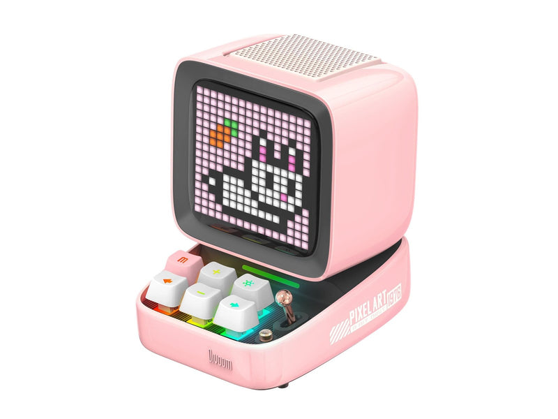Divoom DitooPro Retro Pixel Art Bluetooth Speaker - Pink