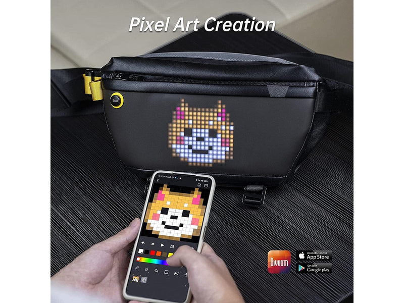 Divoom - Sling Bag Pixel Art LED Daypack - Beutel