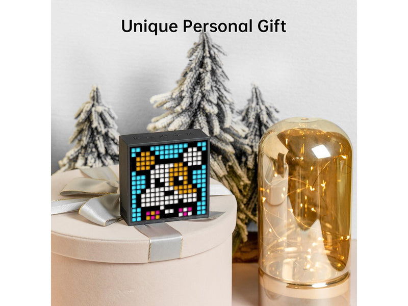 Divoom - Timebox-Evo Pixel Art Speaker 16x16 DIY LED Display Alarm Clock Box - Wecker
