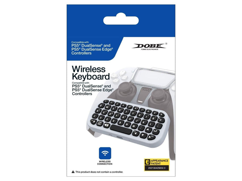 Dobe Wireless Controller Keyboard for PS5 - Wireless Keyboard - Sony PlayStation 5
