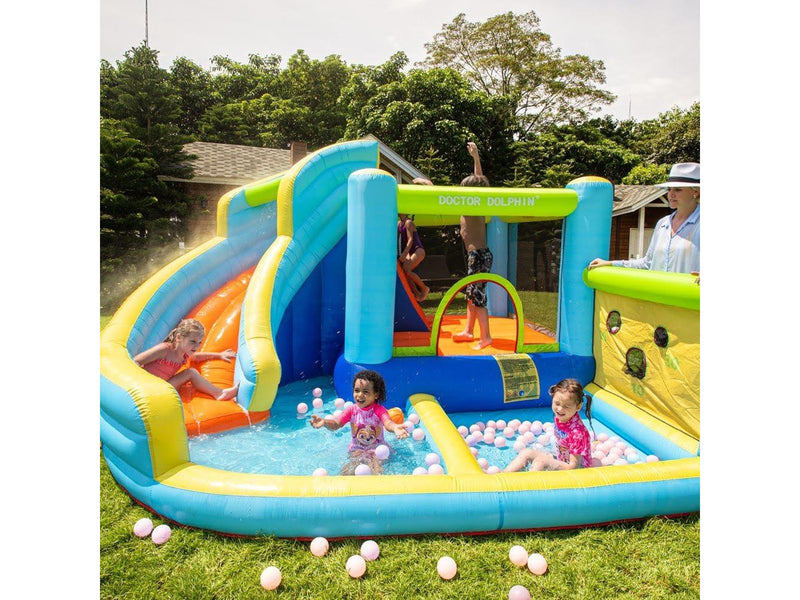 Doctor Dolphin Bouncer Water Park with 450W Blower