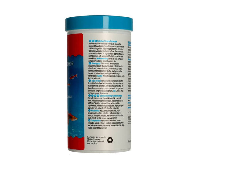 Dogman Alleinfutter Flockenfutter für Fische 1000ml