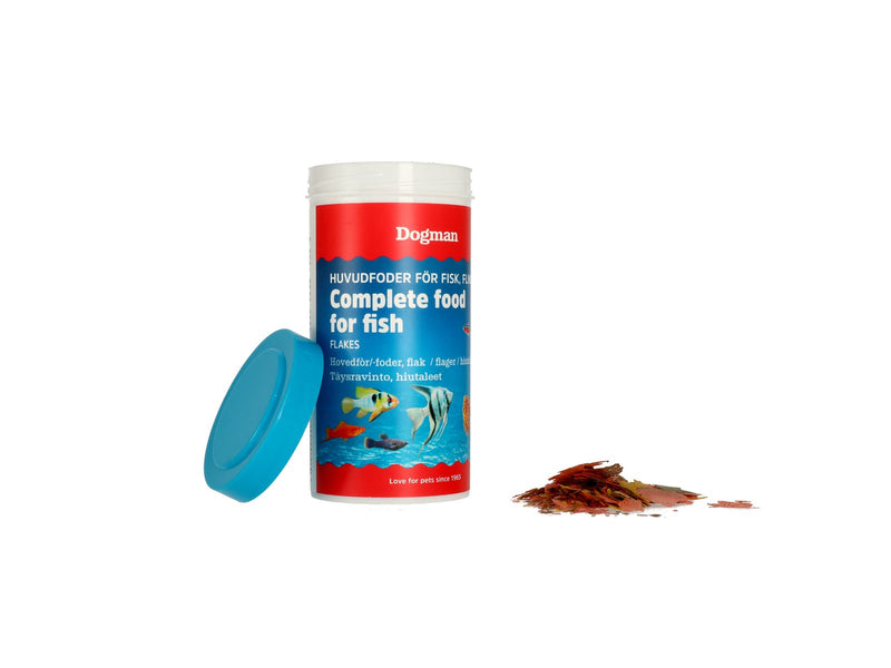 Dogman Alleinfutter Flockenfutter für Fische 250ml