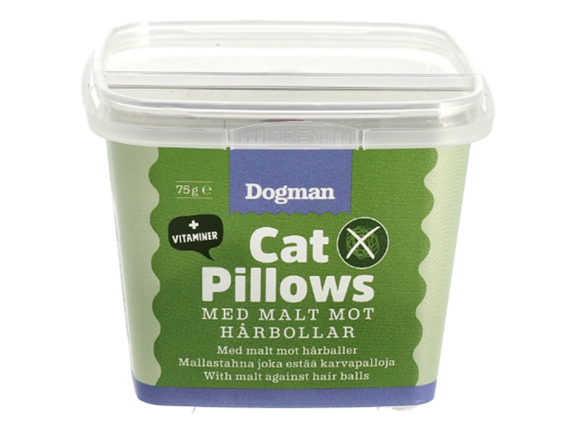 Dogman Anti-Hairball Katzensnacks Kissen 75g
