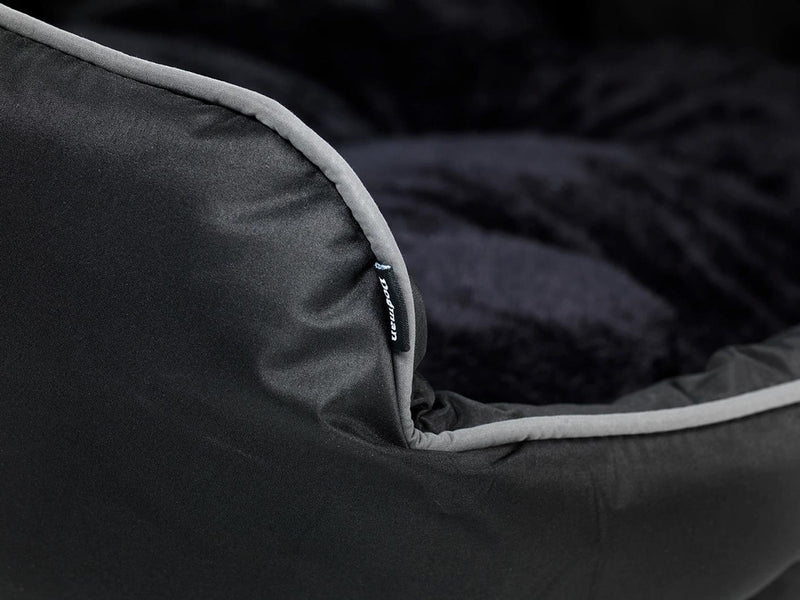 Dogman Bed Buddy Oval Black S 50x40x20cm