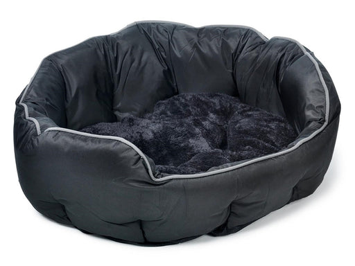 Dogman Bed Buddy Oval Black XL 90x70x26cm