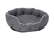 Dogman Bed Buddy Oval Grey M 60x50x22cm