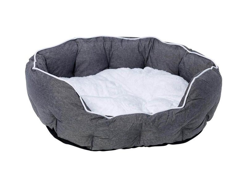 Dogman Bed Buddy Oval Grey S 50x40x20cm