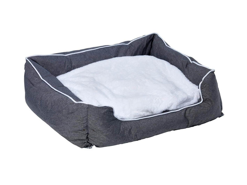 Dogman Bed Buddy Rectangular M Grey 60x52x20cm