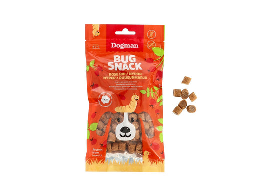 Dogman Bug Snack rose hip 80g
