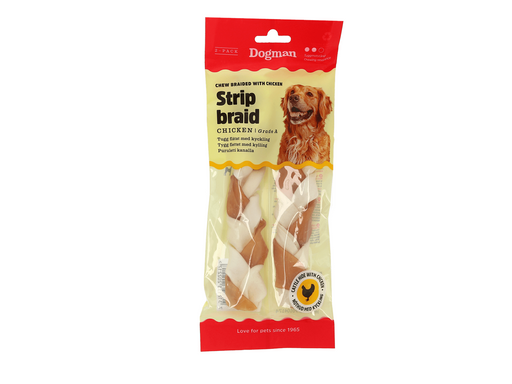 Dogman Chicken strip braid 2p