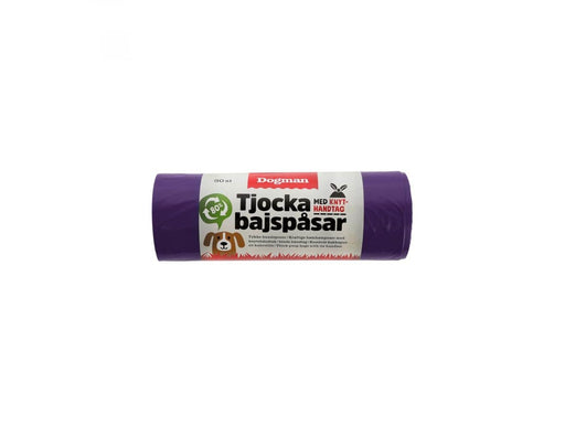Dogman Dicke Kotbeutel mit Bindehenkeln Lila (50er-Pack)