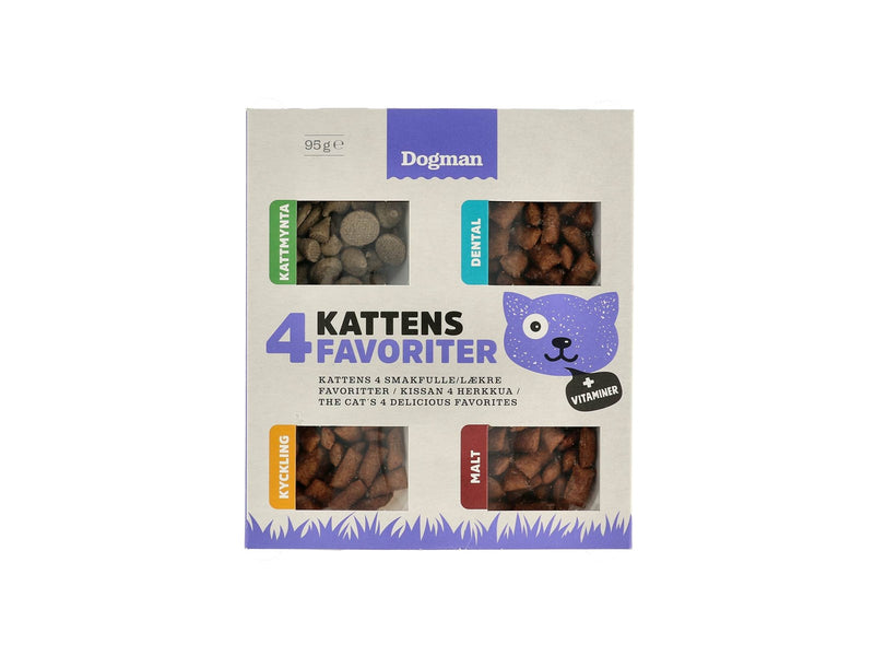 Dogman Die 4 köstlichen Lieblinge der Katze 95g