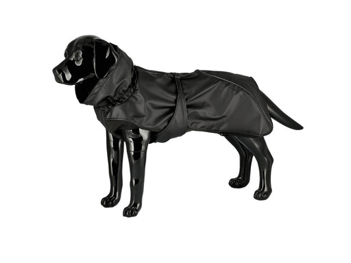 Dogman Dog Raincoat Aqua Black 40cm
