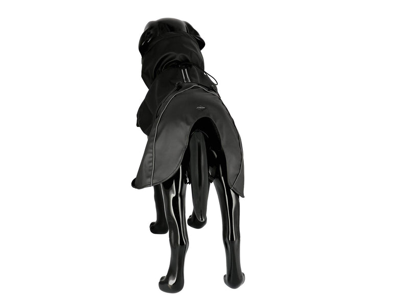 Dogman Dog Raincoat Aqua Black 50cm