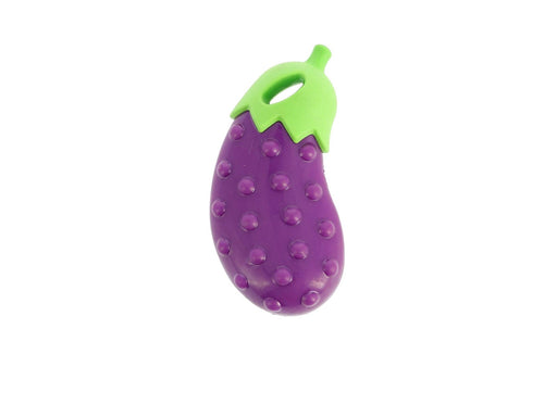 Dogman Dog Toy Aubergine TPR Squeaqy 14x7x5cm