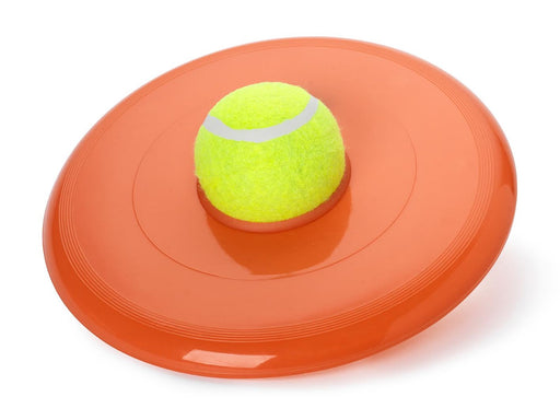 Dogman Frisbee mit Tennisball Mix Verschiedene Farben 22cm