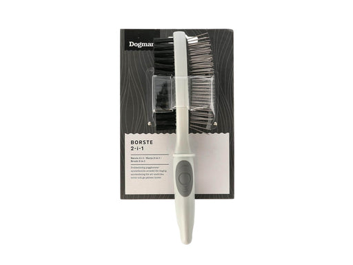 Dogman Haustier Pflegebürste 2-in-1 22cm