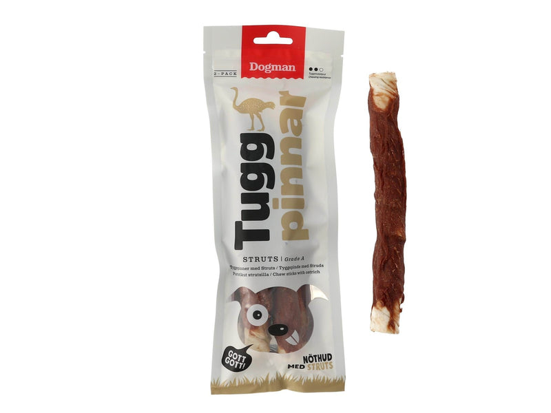 Dogman Hundeleckerlis Kaustangen Strauß 20cm 120g (2-Pack)