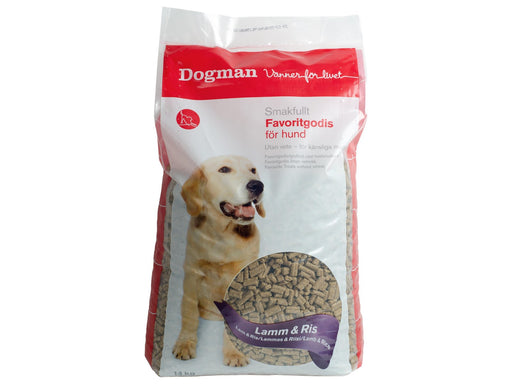 Dogman Hundesnacks Favoritgodis Lamm & Reis 14kg