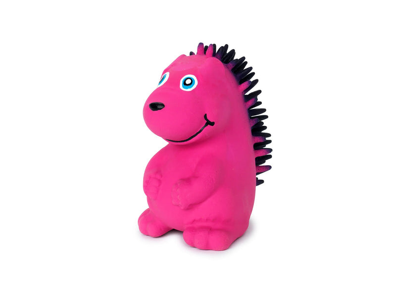Dogman Hundespielzeug Rosa Latex Igel mit Quietscher 7.5cm