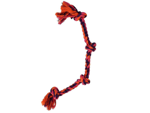 Dogman Hundespielzeug Seil mit 4 Knoten 44cm