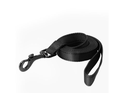 Dogman Iris Nylon-Hundeleine Schwarz XS 10mmx180cm