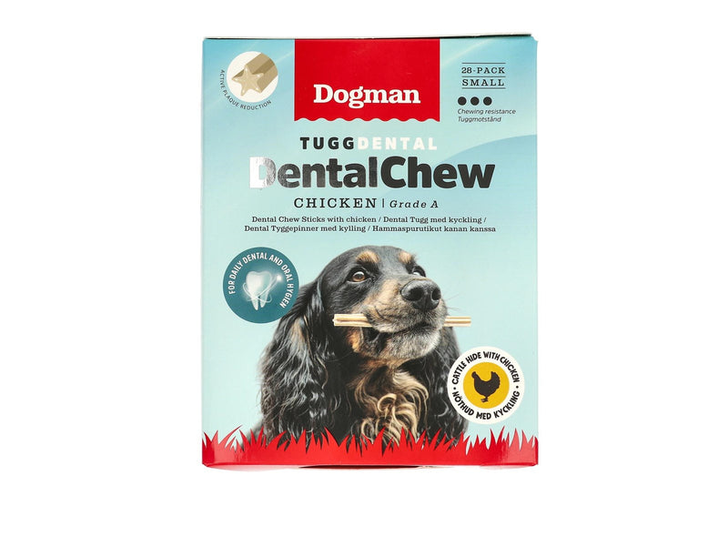 Dogman Kau-Dental-Hühnchen-Sticks (28er-Pack, insgesamt 280g)