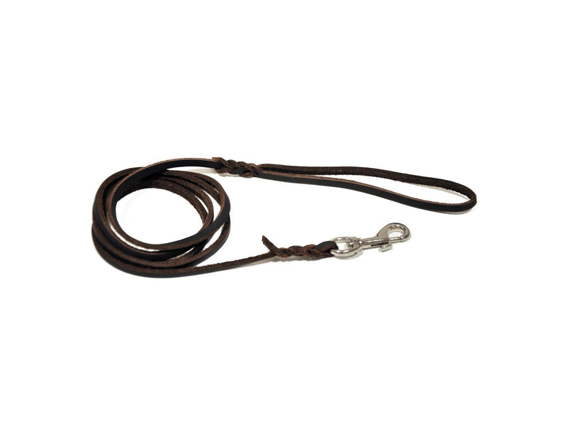 Dogman Leather Leash Lina Brown M 12mm x 180cm
