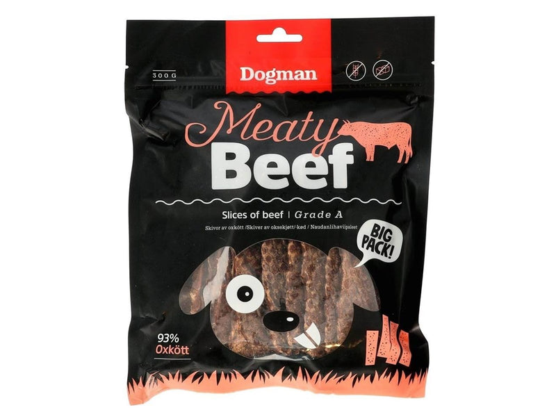 Dogman Meaty Rinderscheiben getreidefreie Hundesnacks 300g