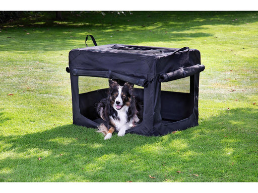 Dogman Milou Canvas Crate Black Medium 60x42x42cm