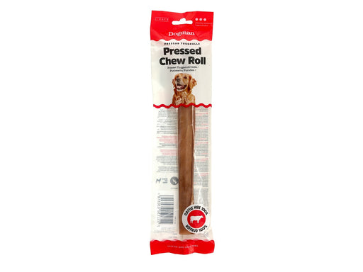 Dogman Natürliche Gepresste Rohhaut Kaurolle M 25cm