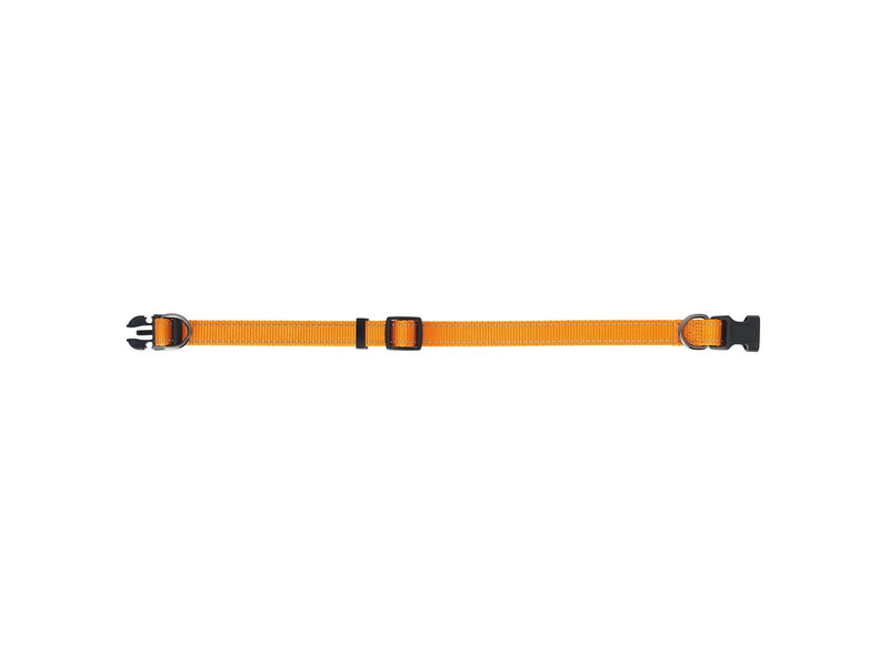 Dogman Nylon Hundehalsband Iris Orange Groß 20mmx35-60cm
