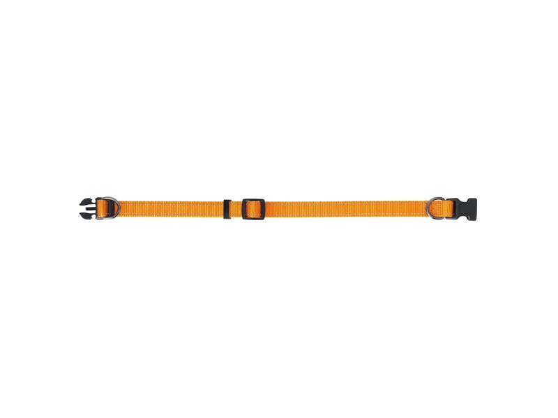 Dogman Nylon Hundehalsband Iris Orange Klein 10mmx22-35cm