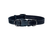 Dogman Nylon Hundehalsband Iris Schwarz XL 25mmx38-66cm