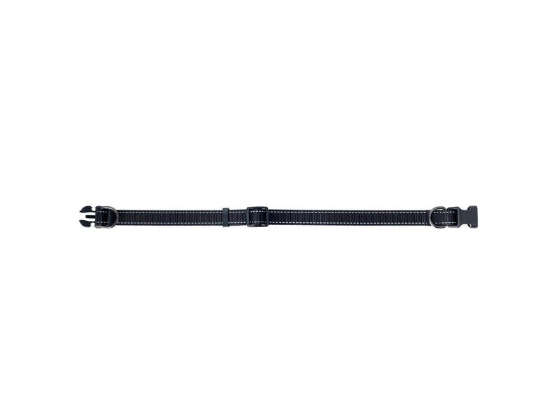 Dogman Nylon Hundehalsband Iris Schwarz XL 25mmx38-66cm