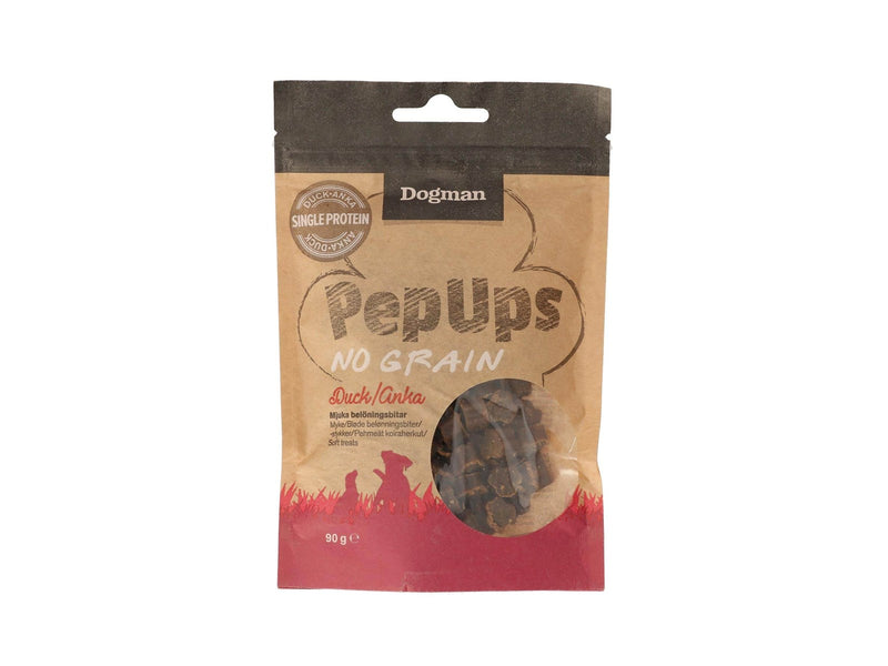 Dogman Pep Ups No Grain Duck Dog Treats 90 g