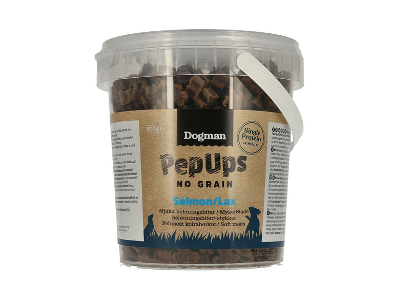 Dogman PepUps No Grain Lachs Hundeleckerlis 500g