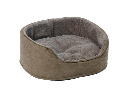Dogman Sherpa Hundebett Hohe Seiten Braun Mittel 60x48x23cm