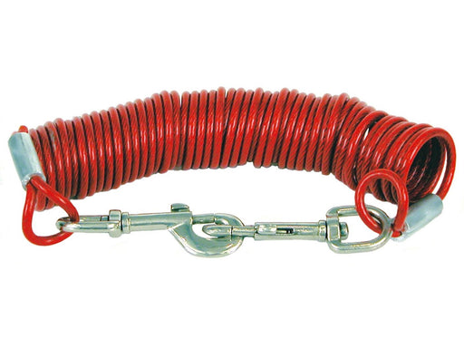 Dogman Spiral Anbindekabel 6m