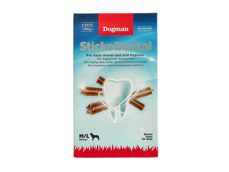 Dogman Sticks Dental Box M/L (28-Pack)