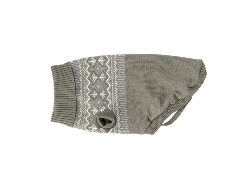 Dogman Strickpullover für Hunde Iselin Grau 45cm