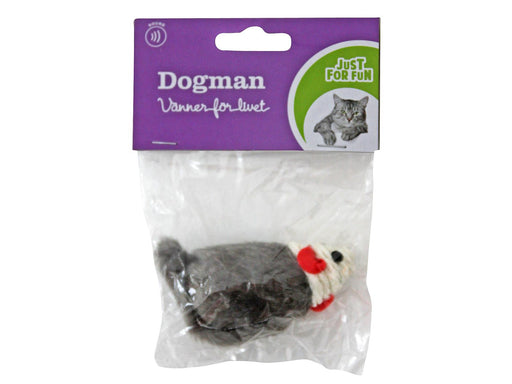 Dogman Toy Mouse with sisal nose
