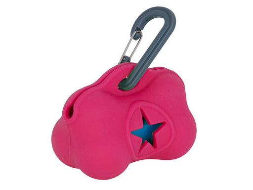Dogman Weicher Silikon-Hundekotbeutelhalter Pink