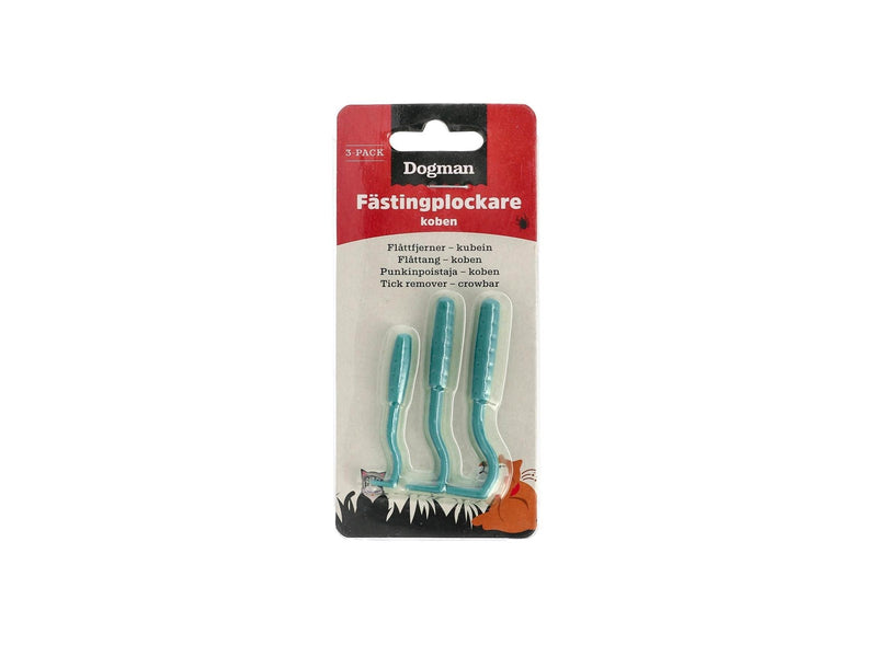 Dogman Zeckenentferner-Set im Brecheisen-Stil (3er-Pack)
