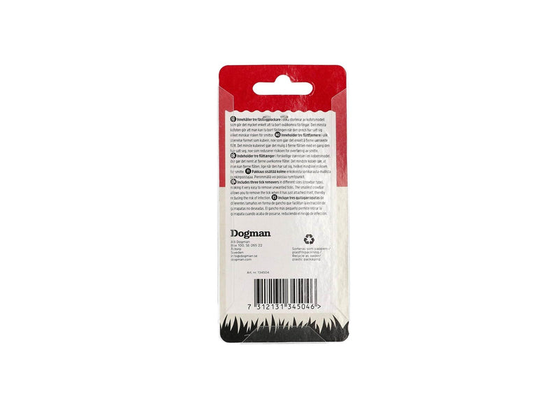 Dogman Zeckenentferner-Set im Brecheisen-Stil (3er-Pack)