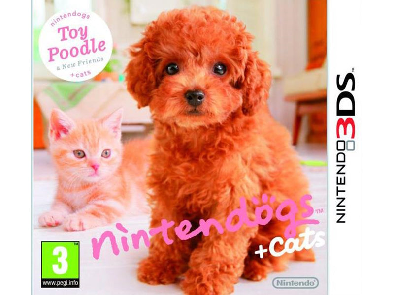 Dogs and Cats: Toy Poodle & New Friends - Nintendo 3DS - Virtual Pet - PEGI 3