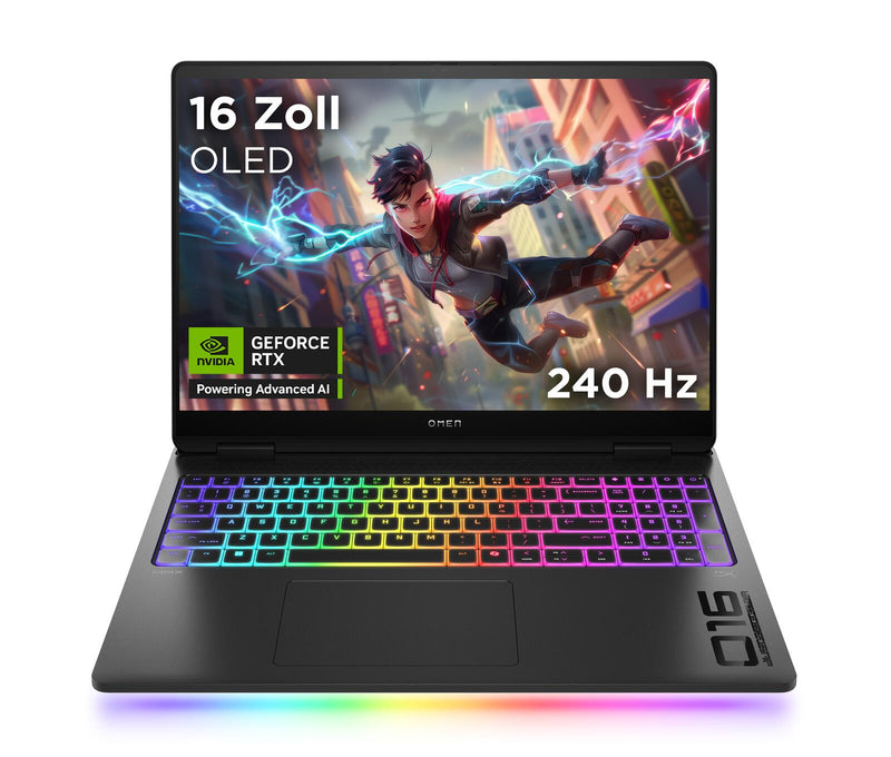 HP Omen Max 16-ak0073ng AMD Ryzen™ AI 7 350 Gaming Notebook 40,6 cm (16 Zoll)