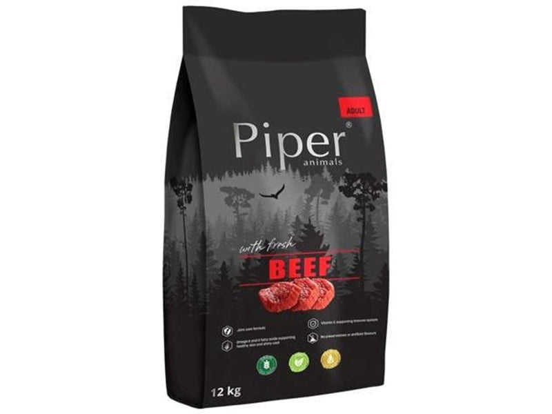Dolina Noteci Piper Animals with beef - dry dog food - 12kg